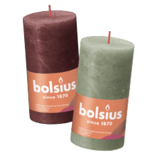 Bolsius rustiek stompkaarsen